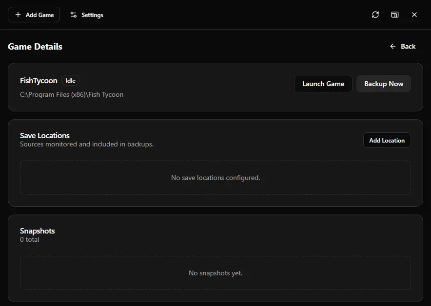 Screenshot 2 of The Game Saver
