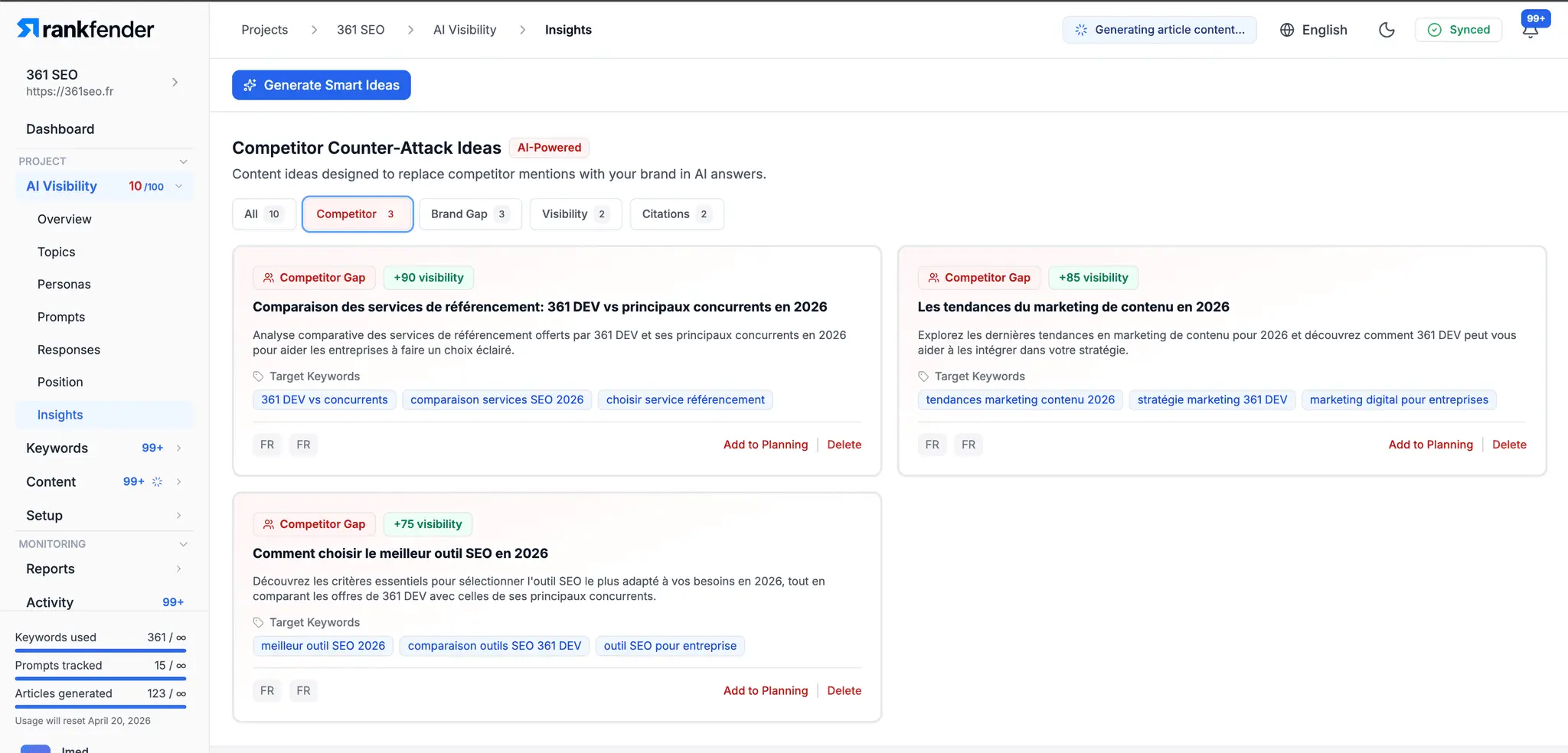 Screenshot 1 of Rankfender