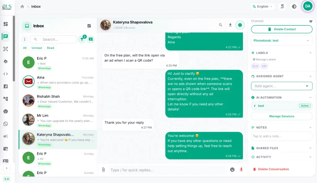 Screenshot 1 of OnlineLiveSupport