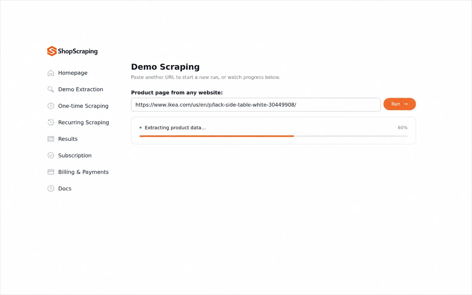 Screenshot 3 of ShopScraping