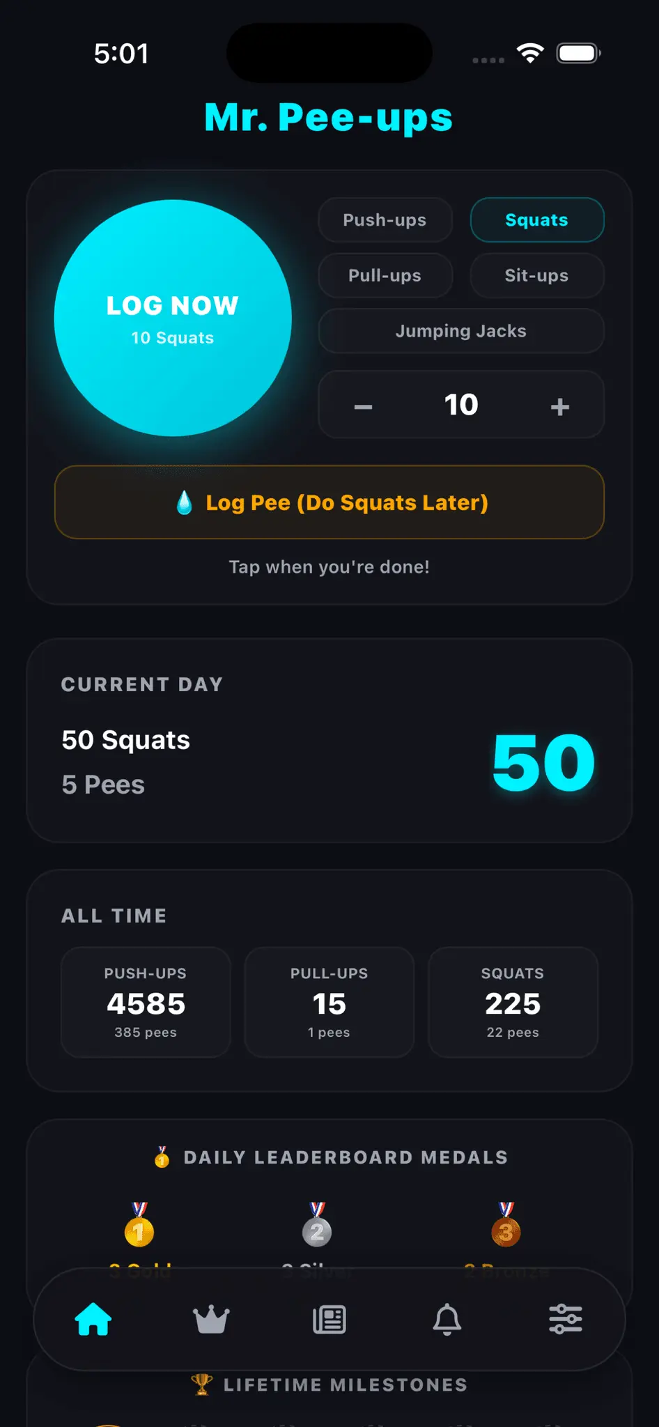 Screenshot 1 of Pee-ups
