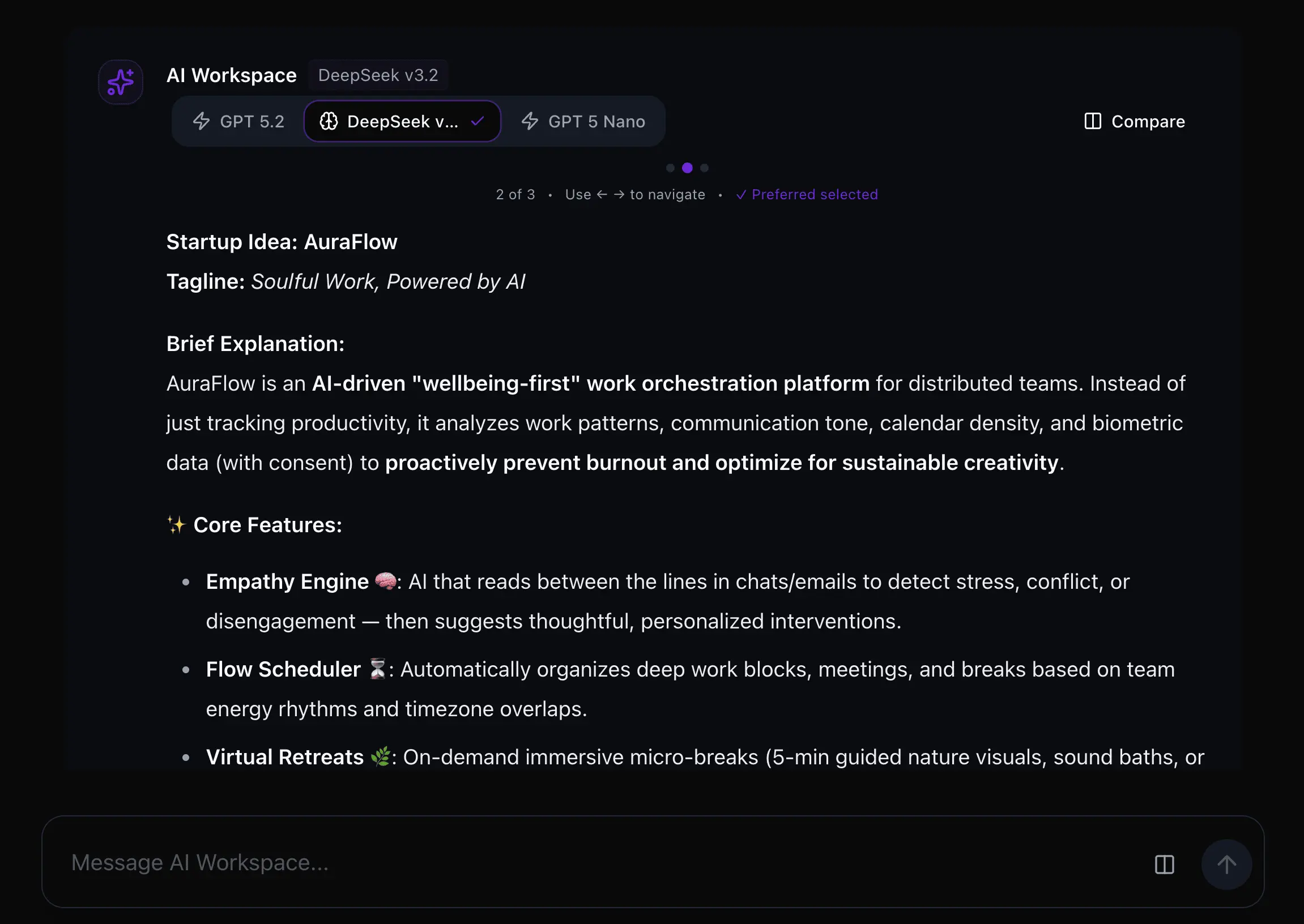 Screenshot 1 of LaLiMi - AI powered workspace