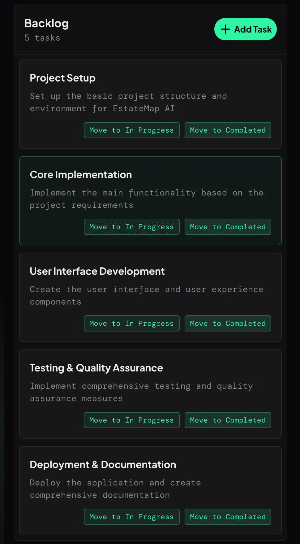 Screenshot 2 of Vibe Code Planner