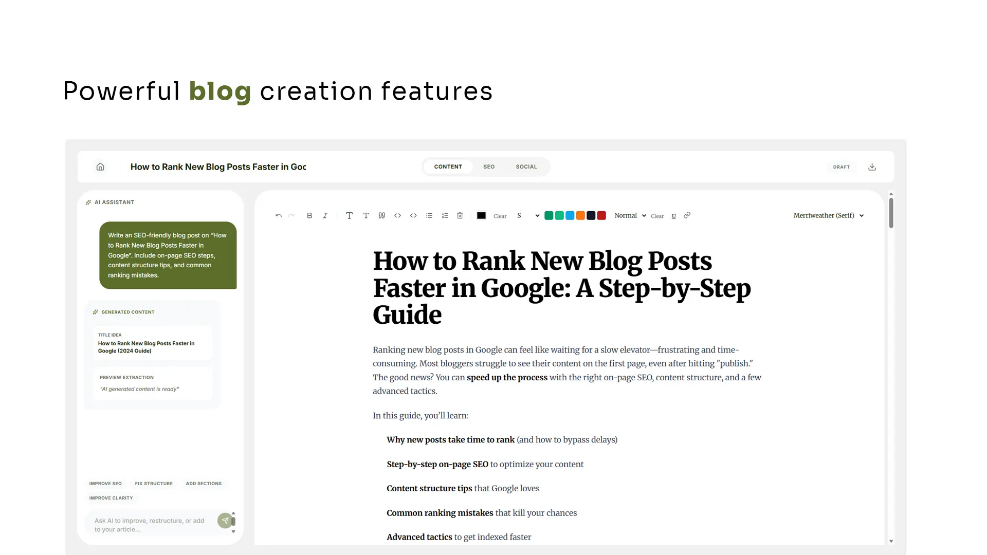 Screenshot 1 of Blogator