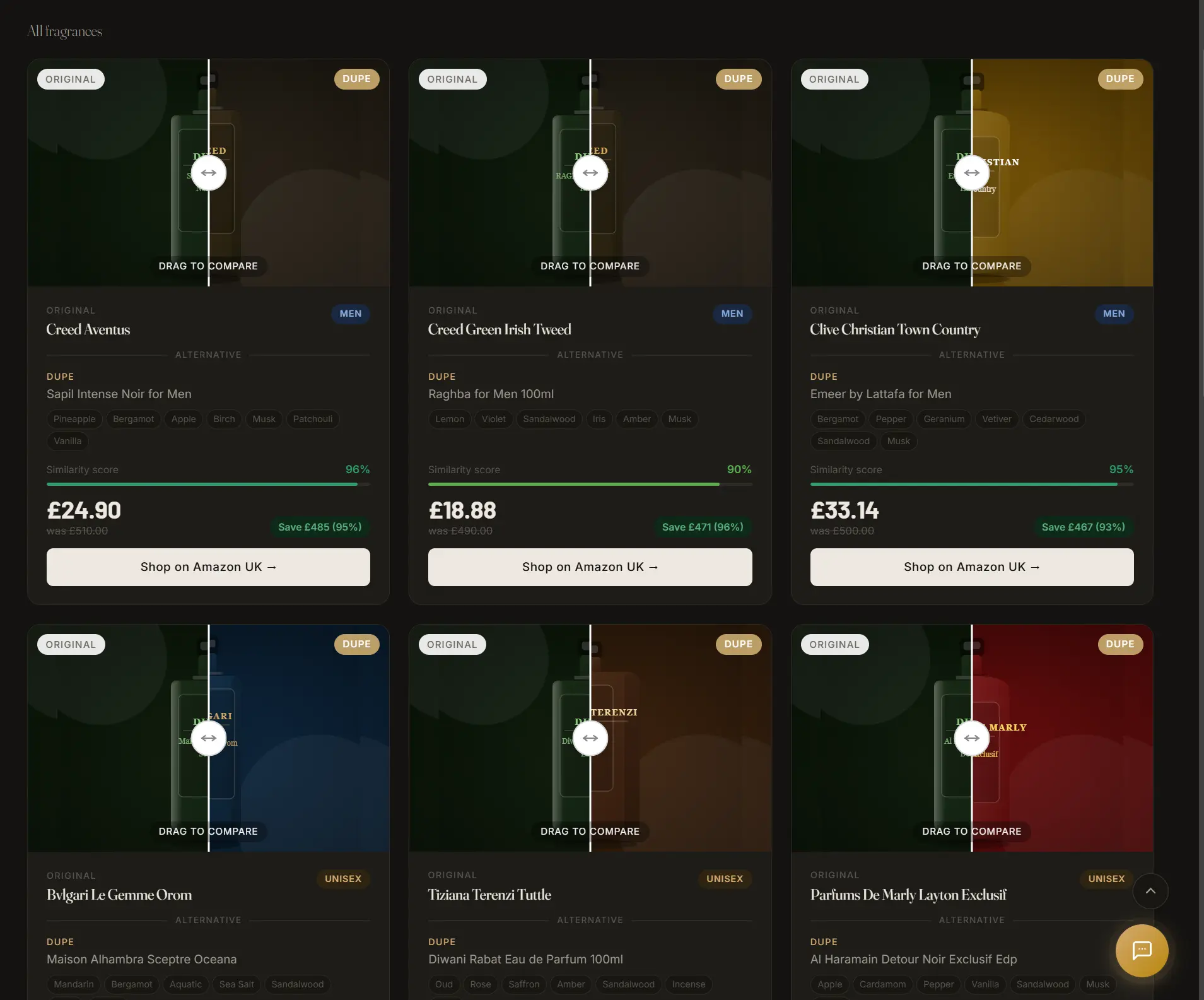 Screenshot 2 of Dupe Fragrance