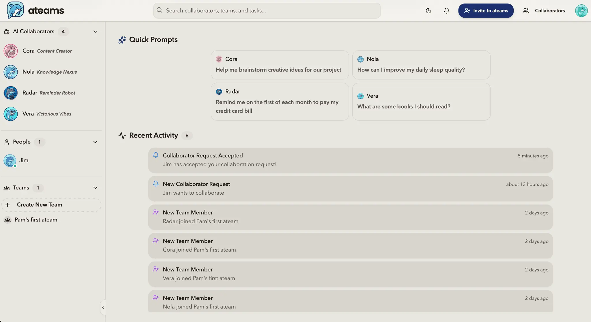 Screenshot 1 of ateams