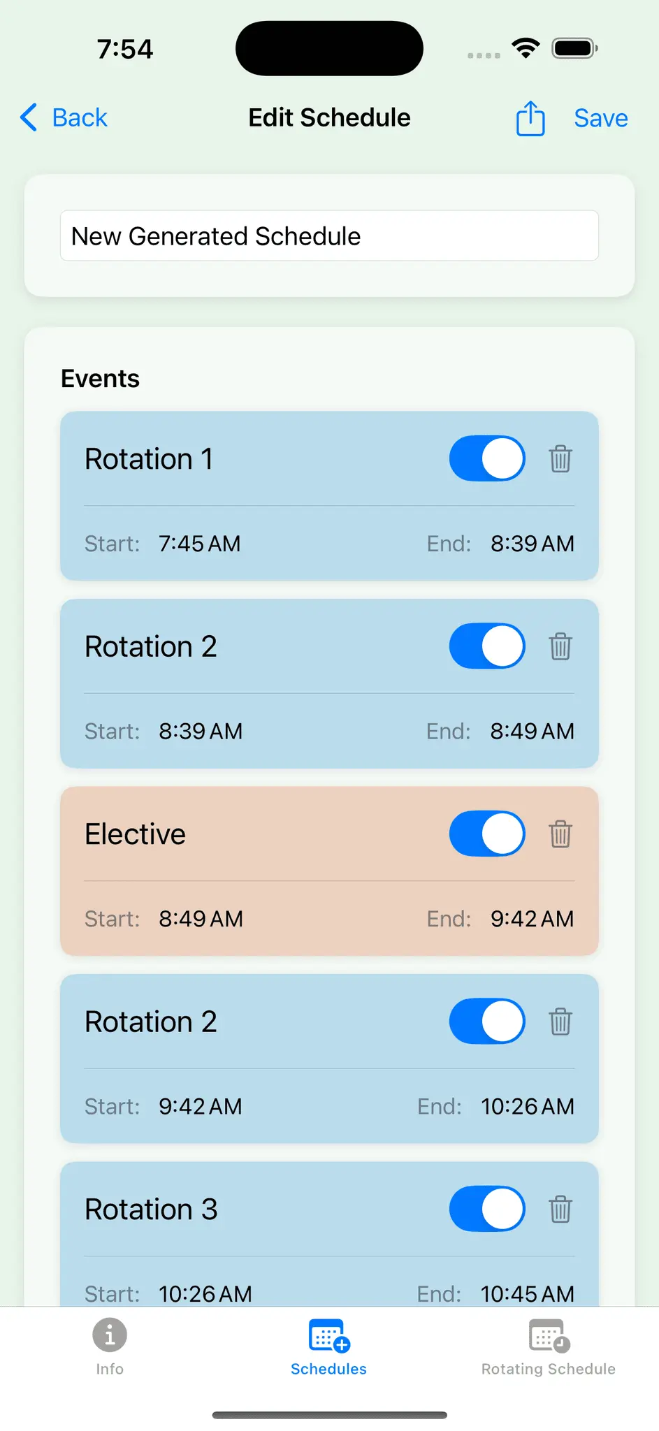 Screenshot 3 of iSchedulEDU