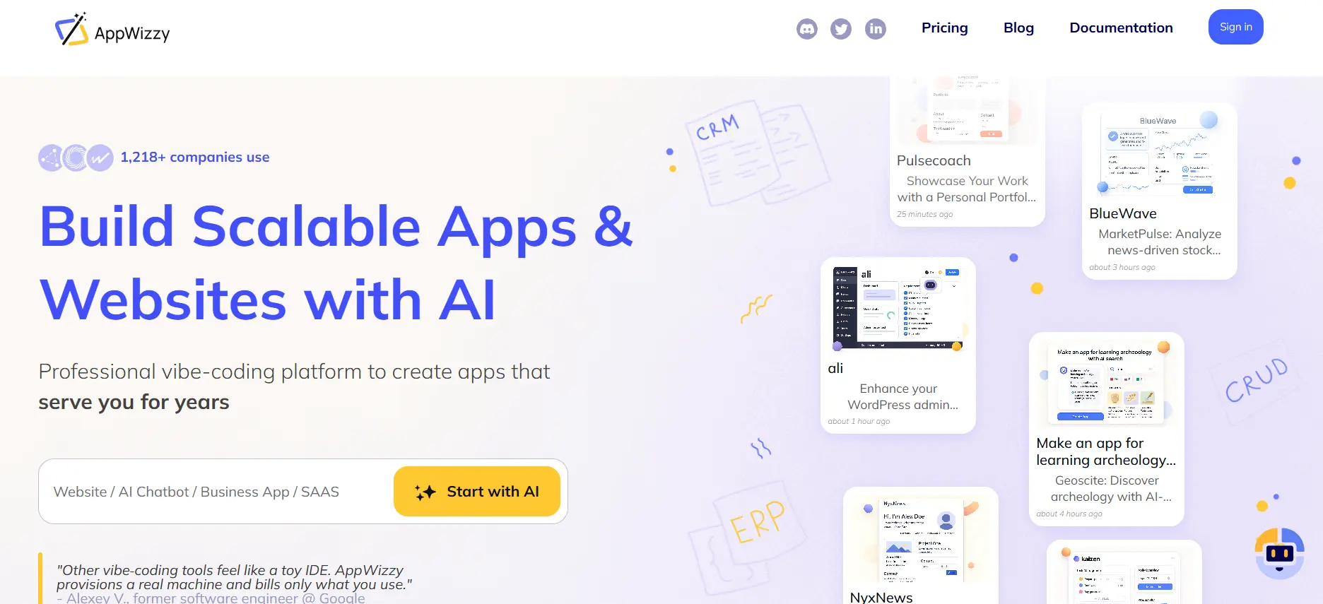 Screenshot 1 of AppWizzy
