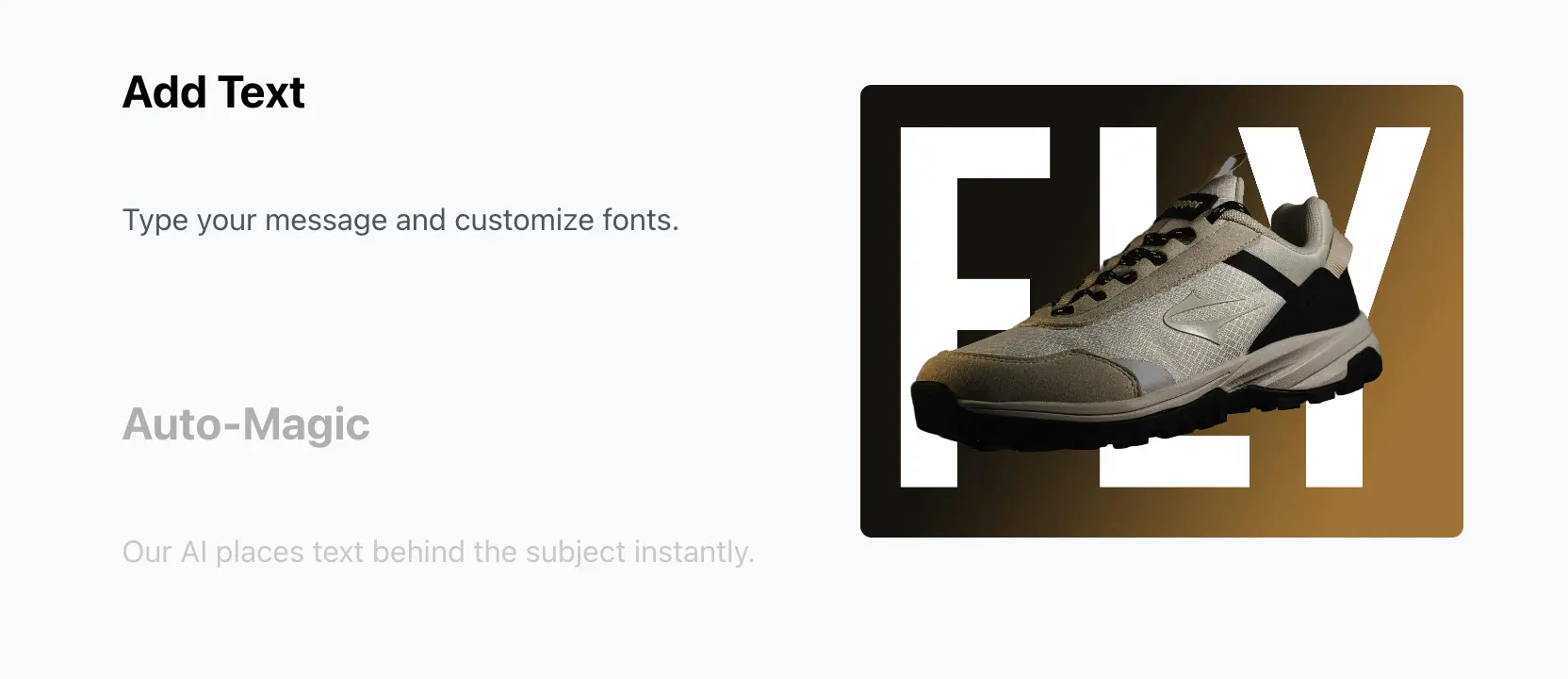 Screenshot 1 of Text Behind Image - Add Text Behind Obje