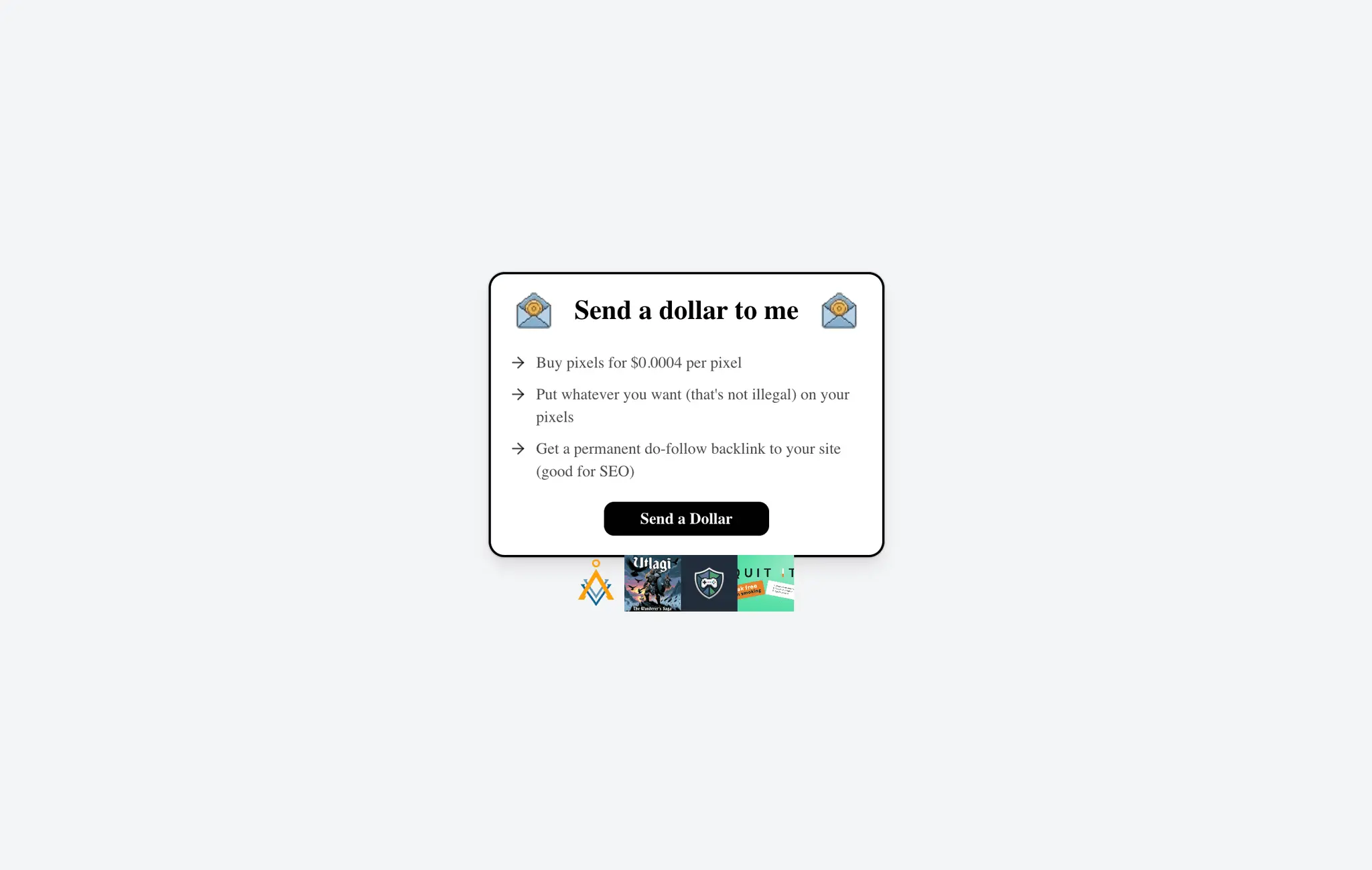Screenshot 1 of Send a dollar to me!