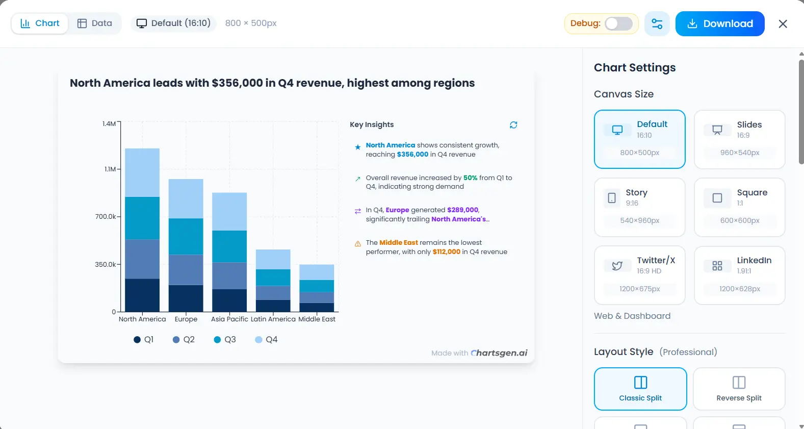 Screenshot 5 of ChartGen - Free AI Chart Generator