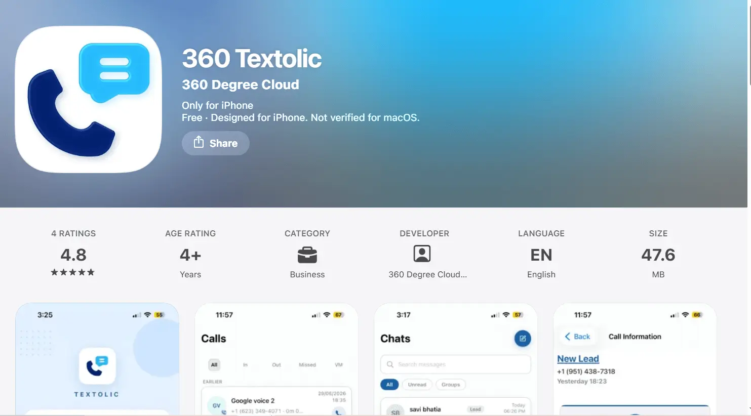 Screenshot 1 of Textolic