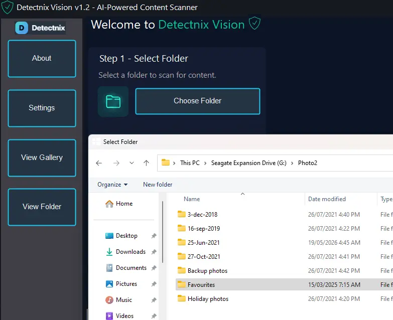 Screenshot 3 of Detectnix Vision Adult Content Scanner