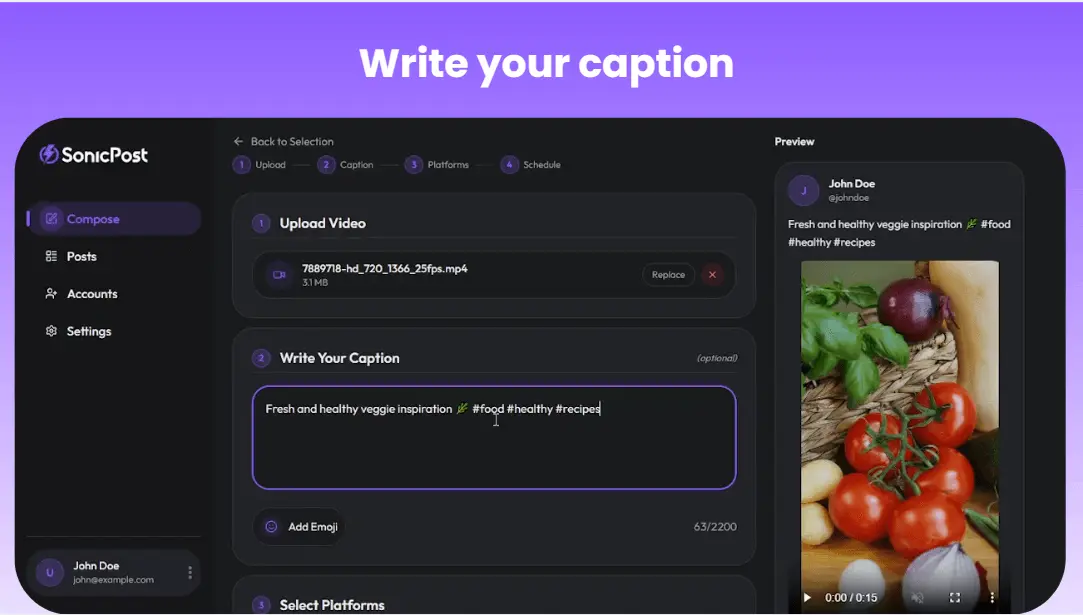 Screenshot 3 of SonicPost