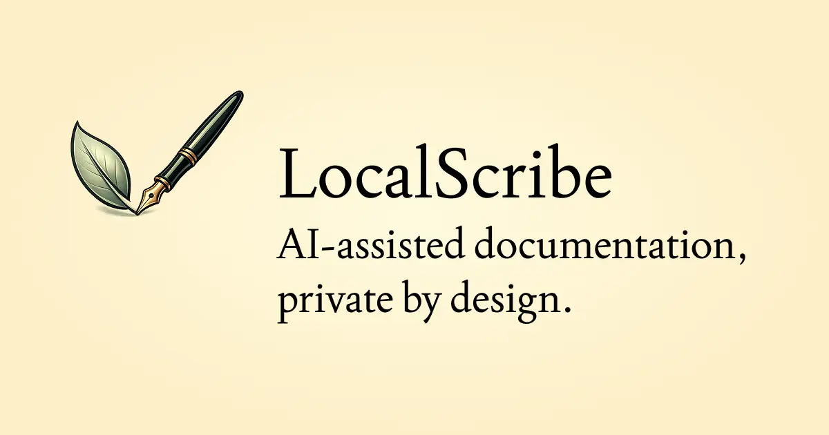 Screenshot 1 of LocalScribe
