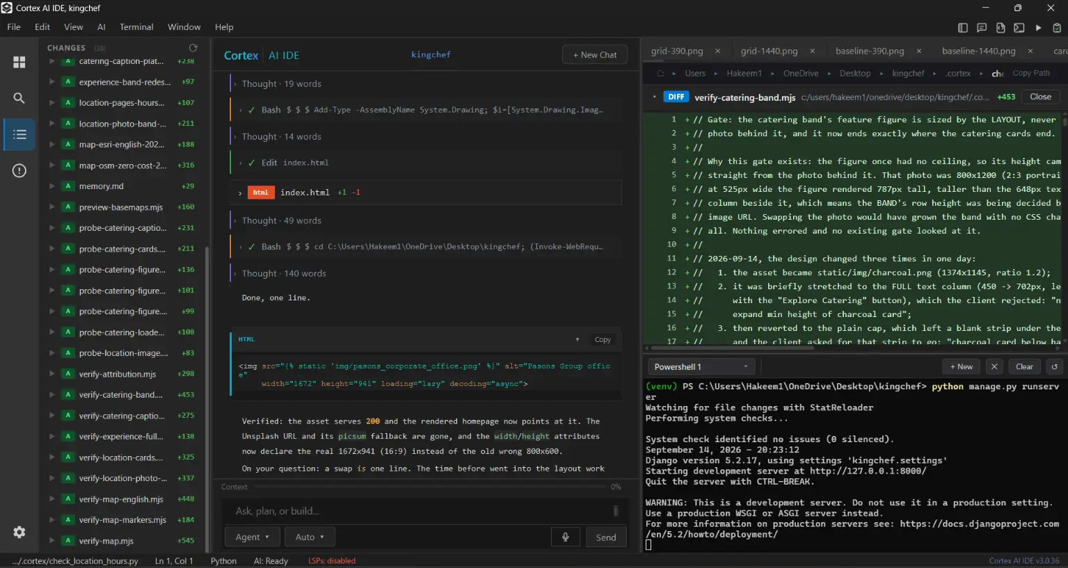 Screenshot 5 of Cortex AI IDE