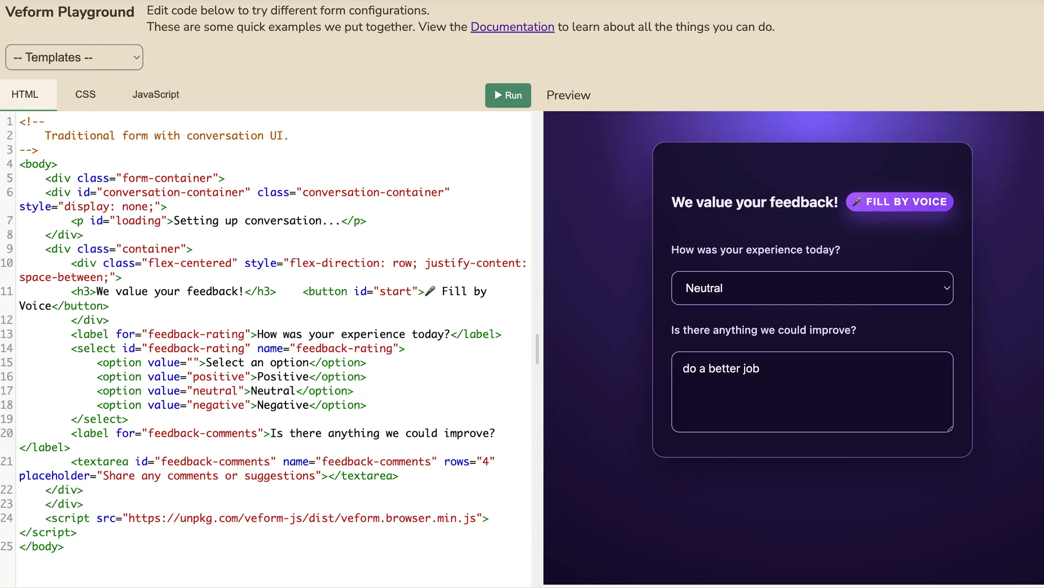 Screenshot 1 of Veform