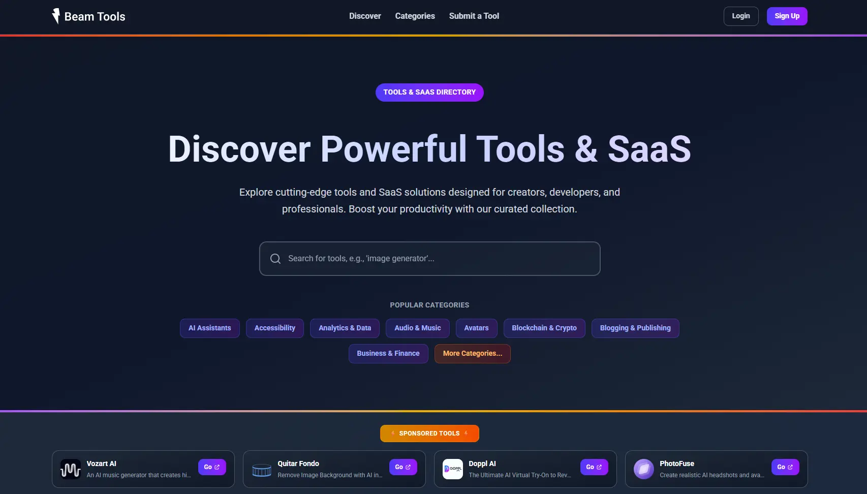 Screenshot 1 of Beam Tools