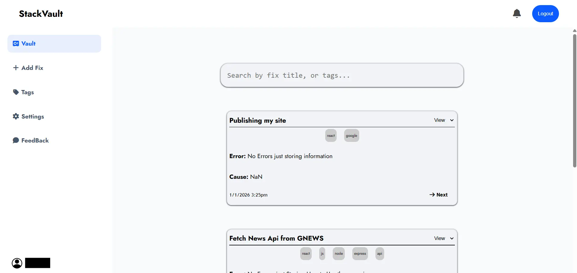Screenshot 2 of StackVault