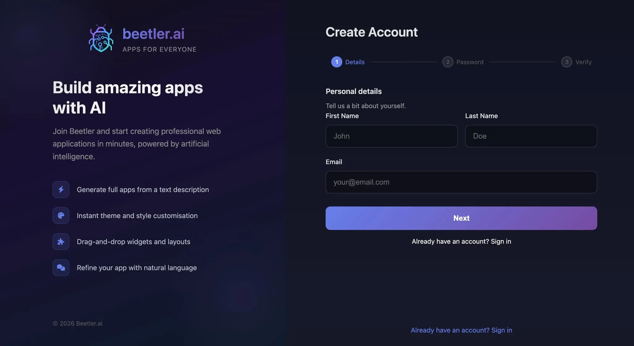Screenshot 3 of Beetler.ai