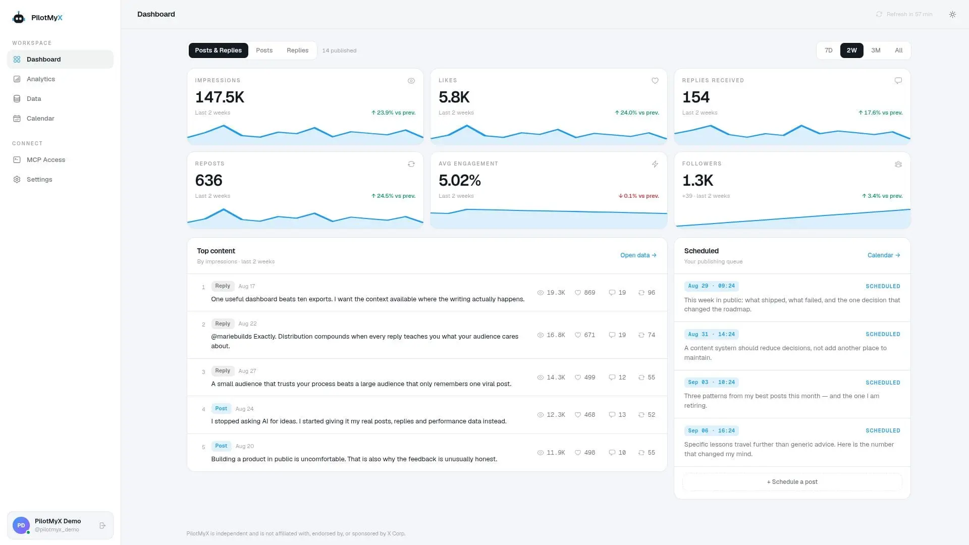 Screenshot 1 of PilotMyX