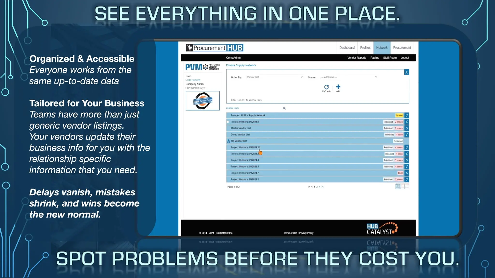 Screenshot 1 of Procurement HUB