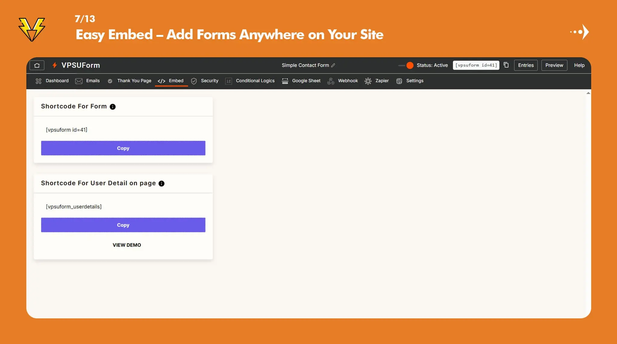 Screenshot 7 of VPSUForm