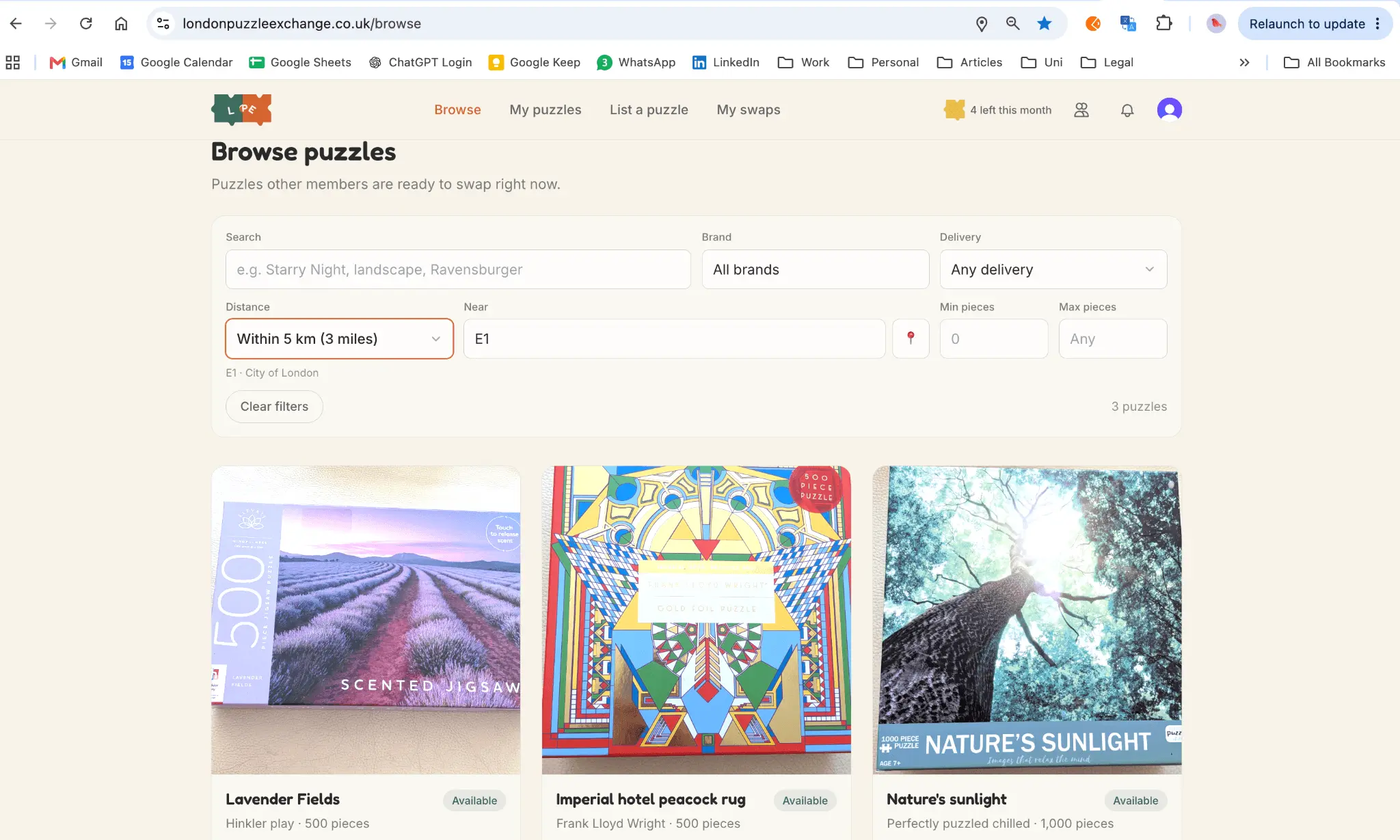 Screenshot 3 of London Puzzle Exchange