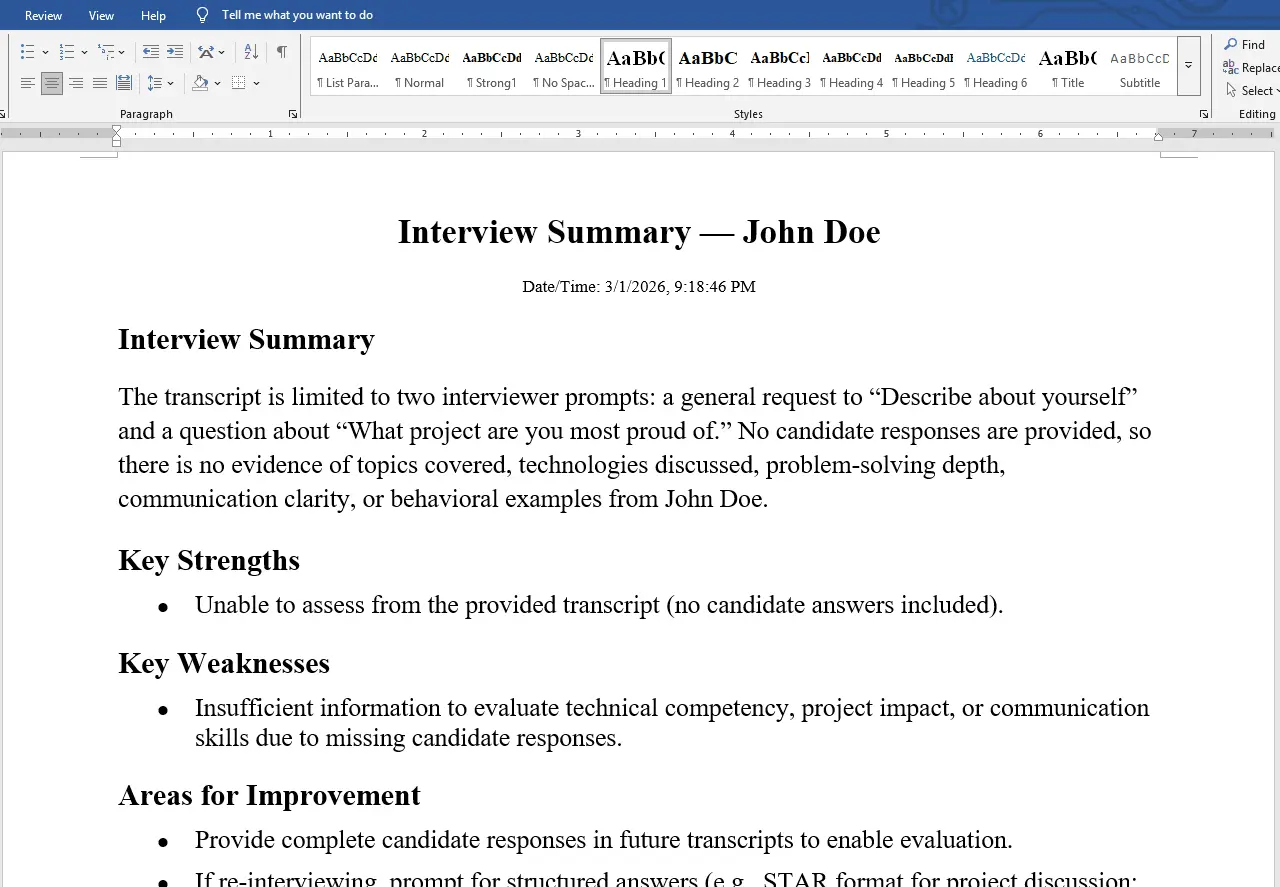 Screenshot 9 of Power Interview AI