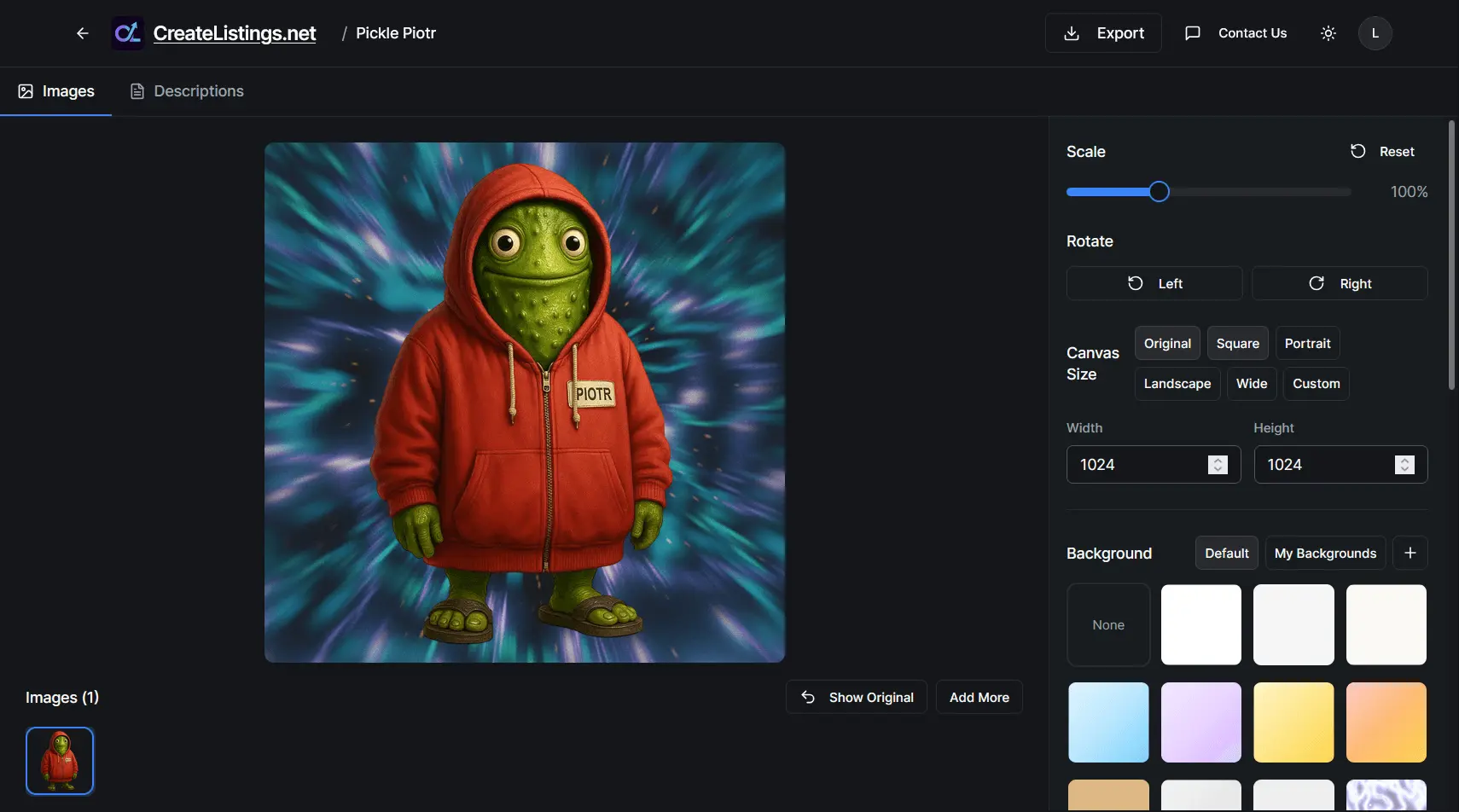 Screenshot 2 of CreateListings.net - Product Listings