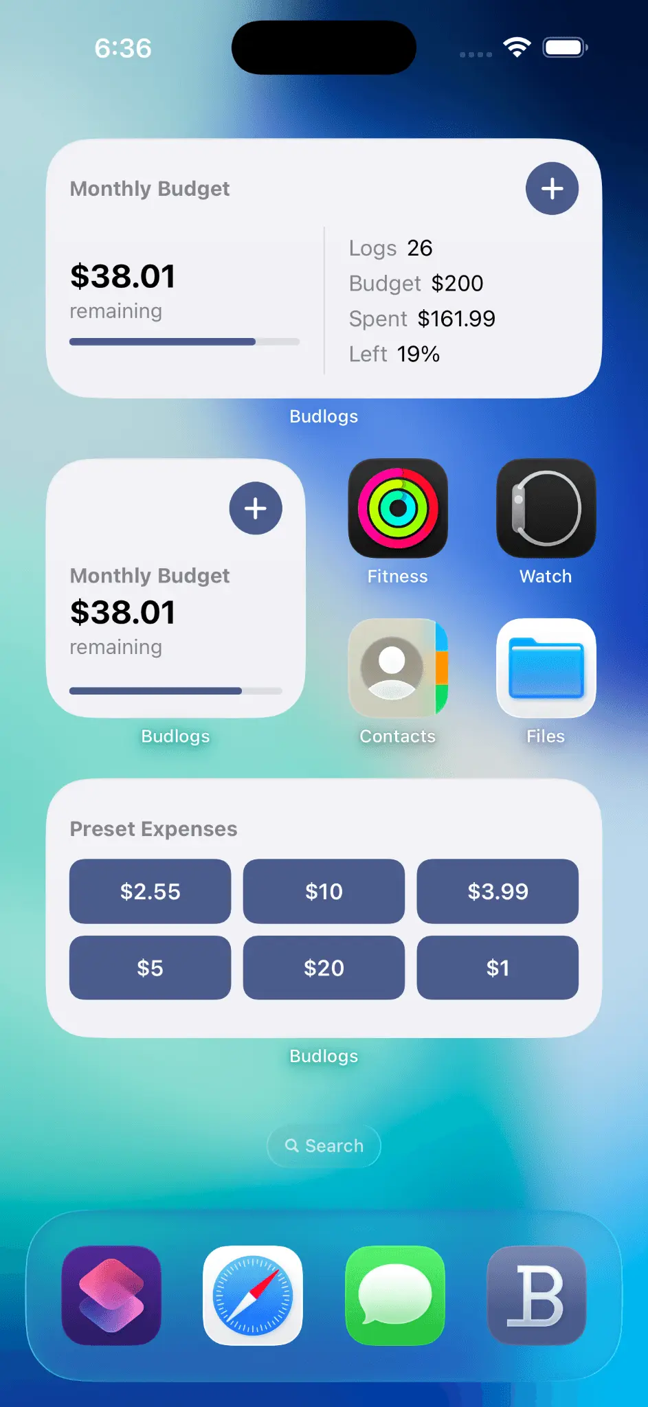 Screenshot 1 of Budlog