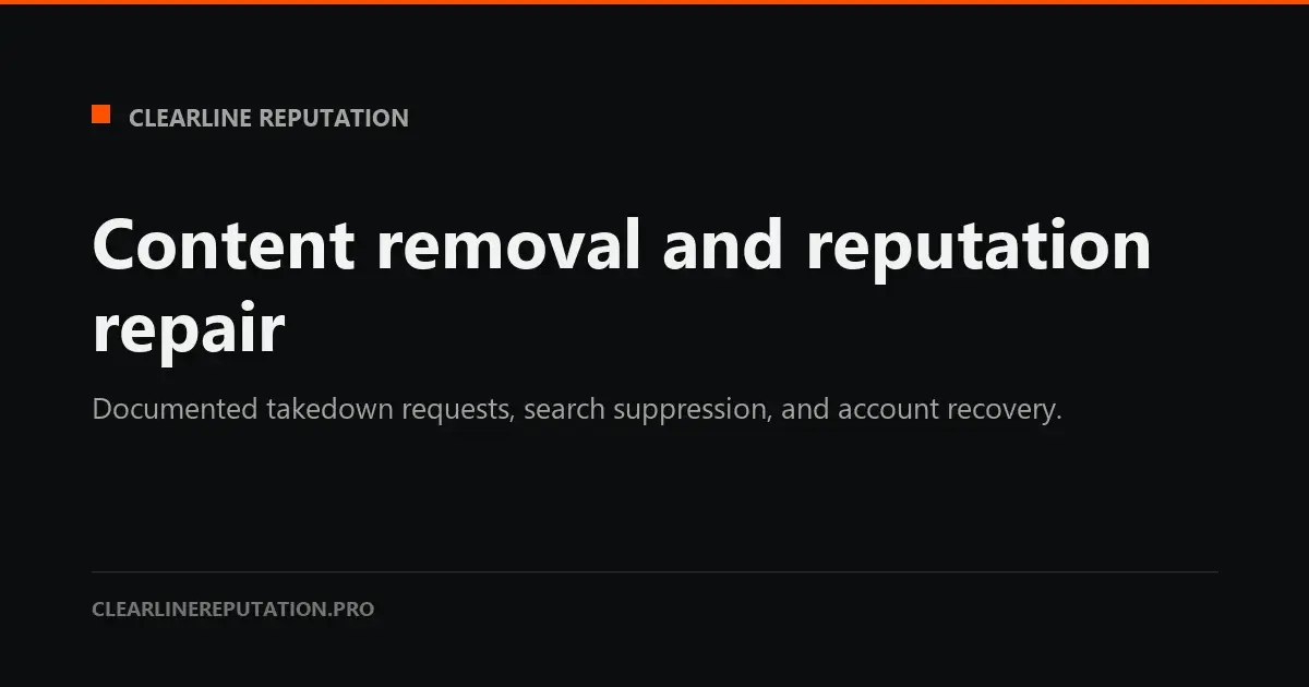 Screenshot 1 of Clearline Reputation
