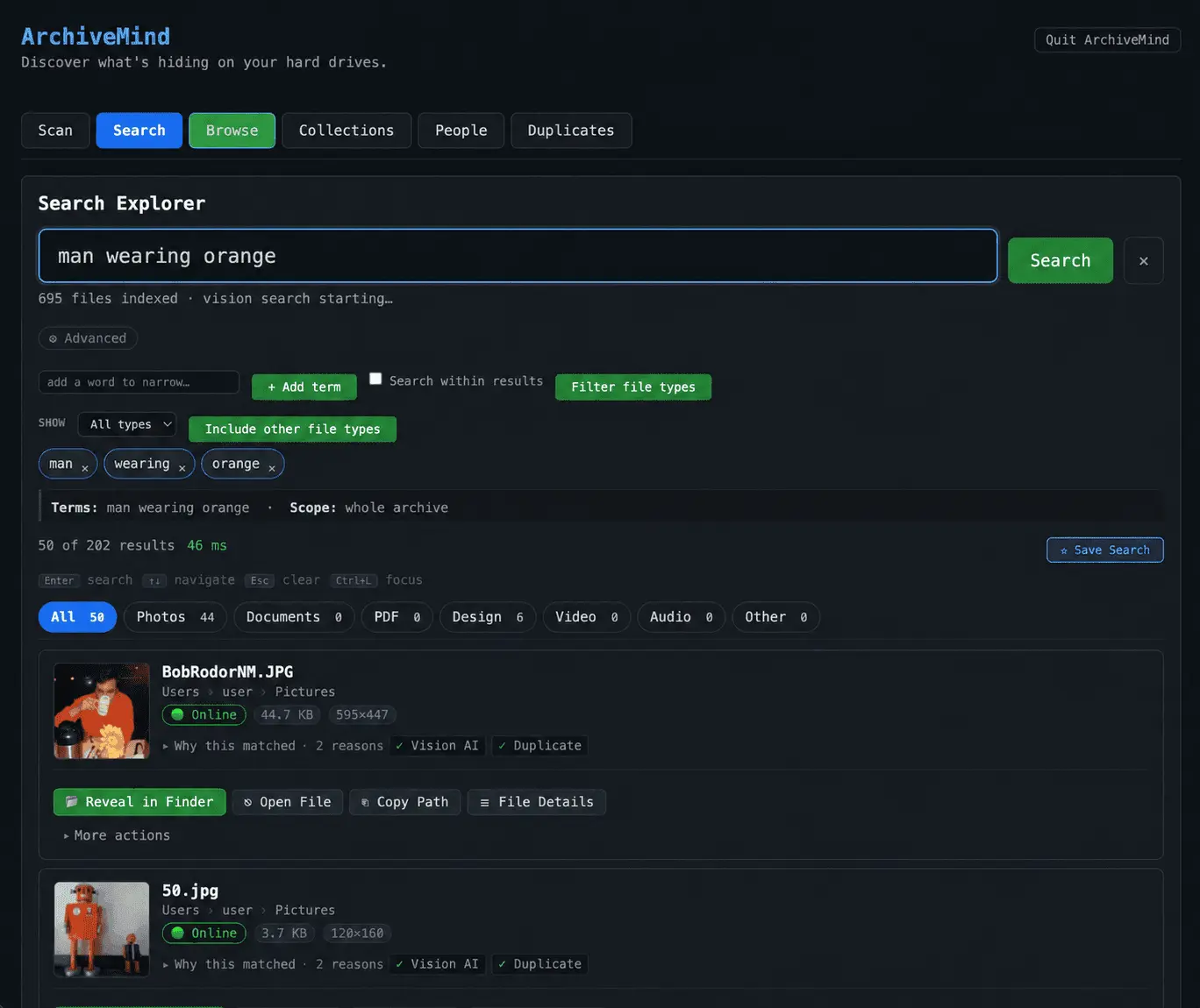 Screenshot 1 of ArchiveMind