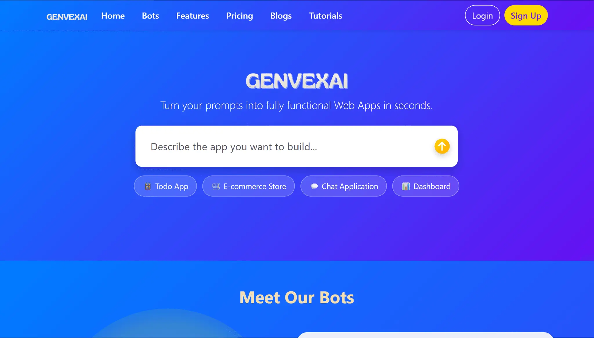 Screenshot 7 of GenvexAI – AI Powered App Builder