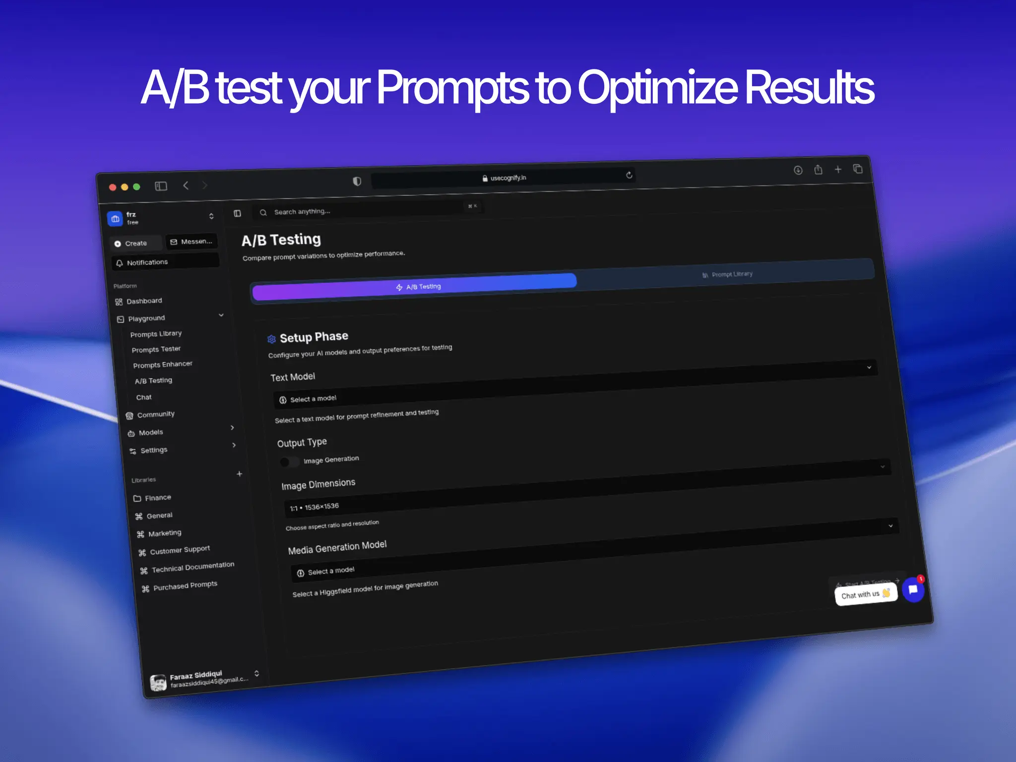 Screenshot 2 of Cognify - AI Prompt Platform