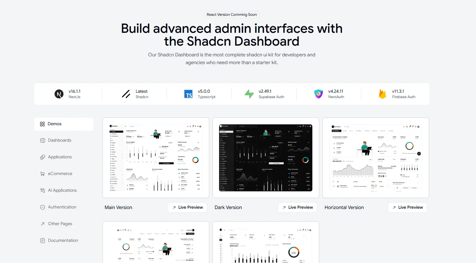 Screenshot 9 of Shadcn Space