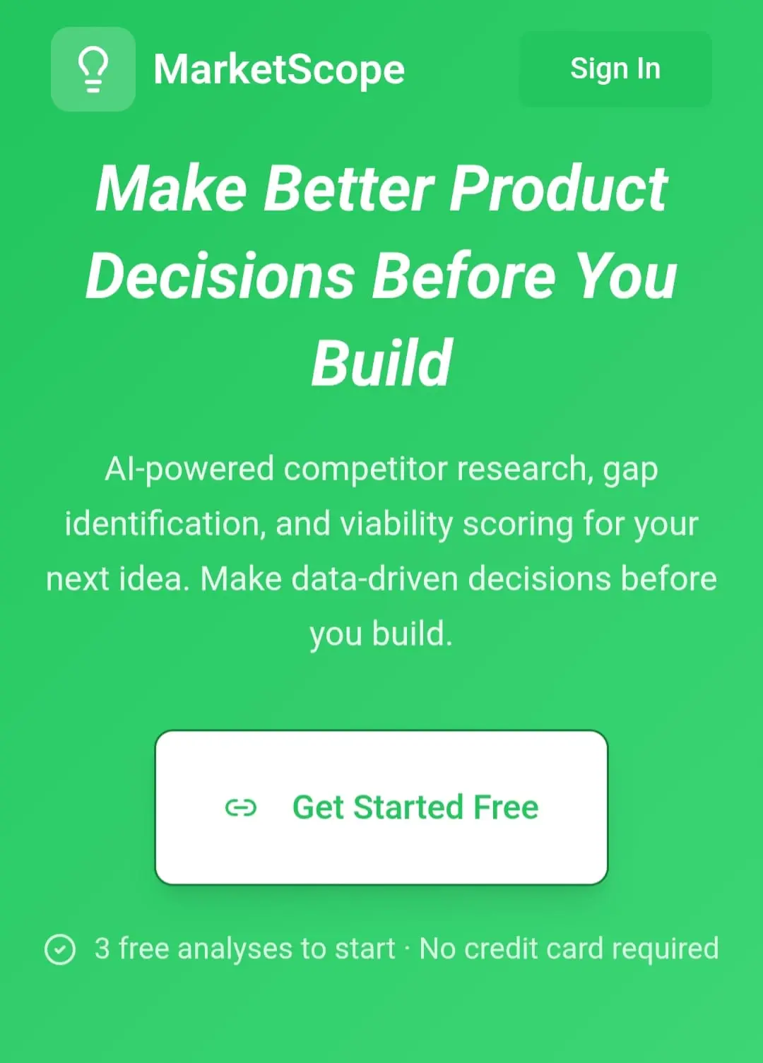 Screenshot 1 of MarketScope