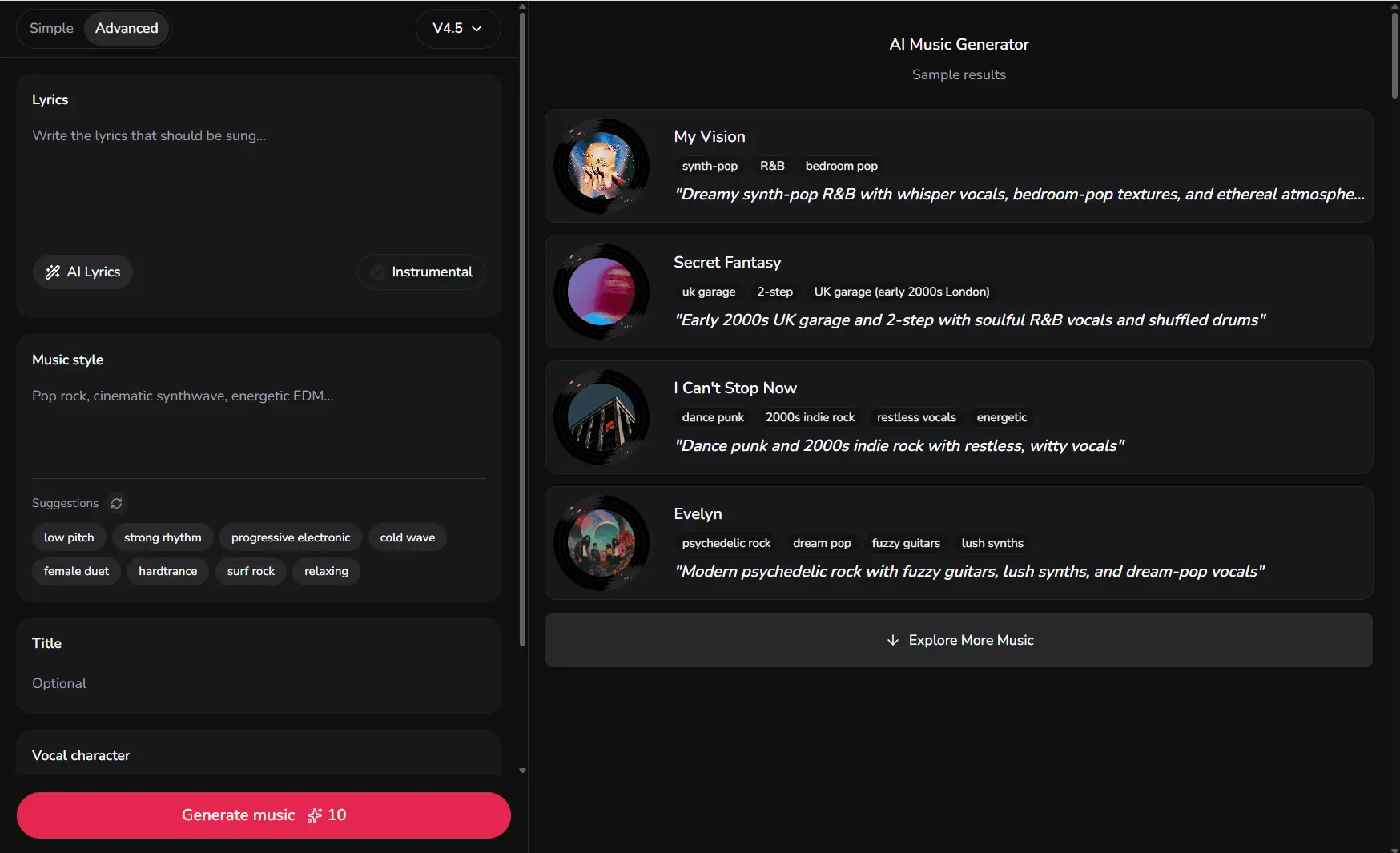 Screenshot 2 of LumiMusic