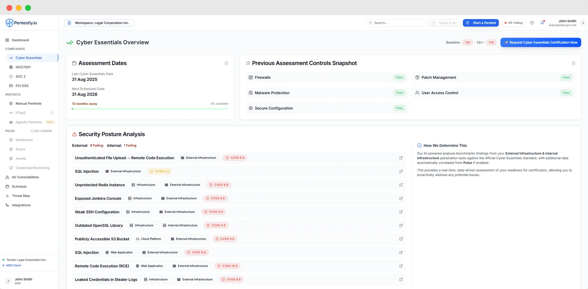 Screenshot 2 of AI PTaaS by Pentestly