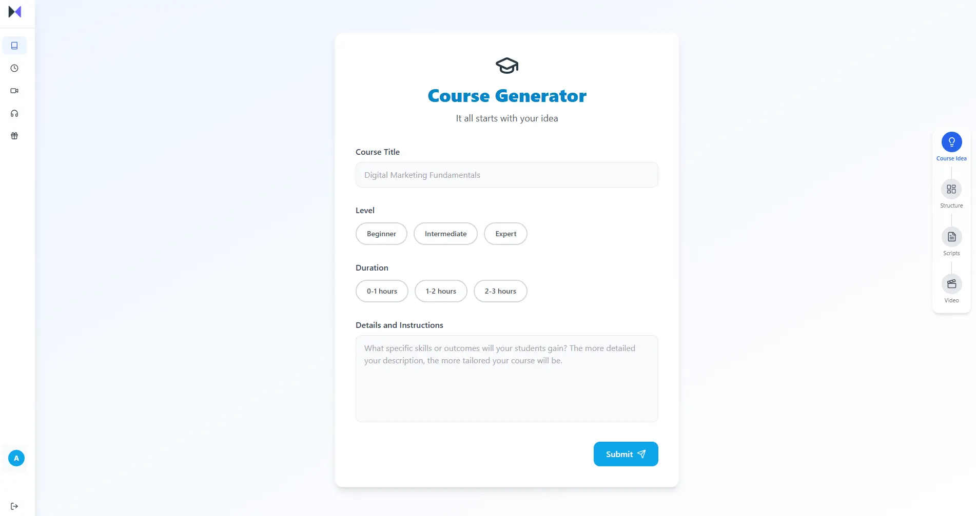 Screenshot 1 of MakeOnlineCourse