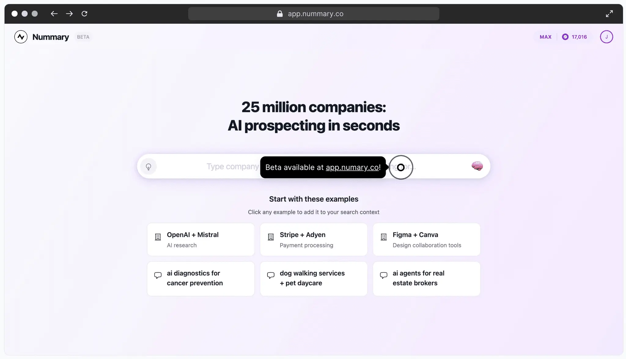 Screenshot 10 of Nummary AI Competitor Search