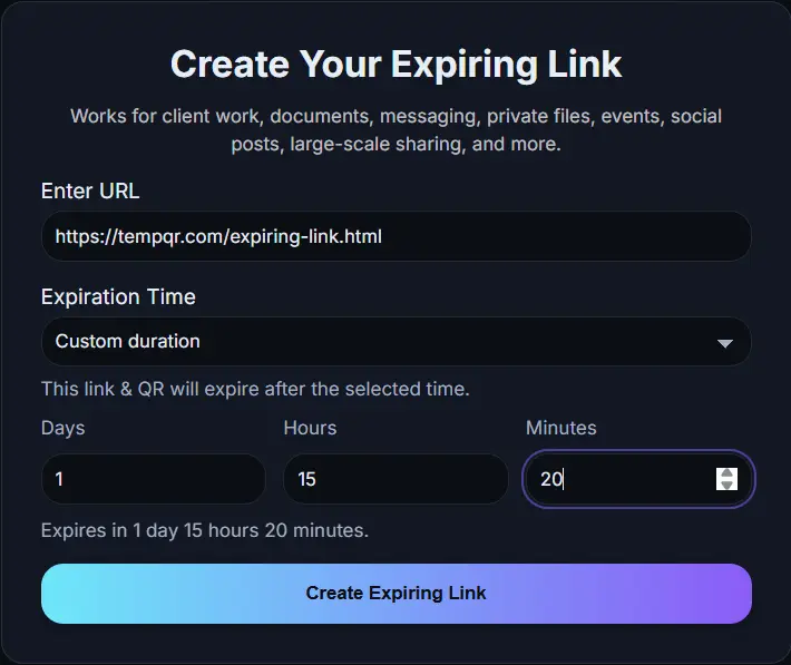 Screenshot 2 of TempQR
