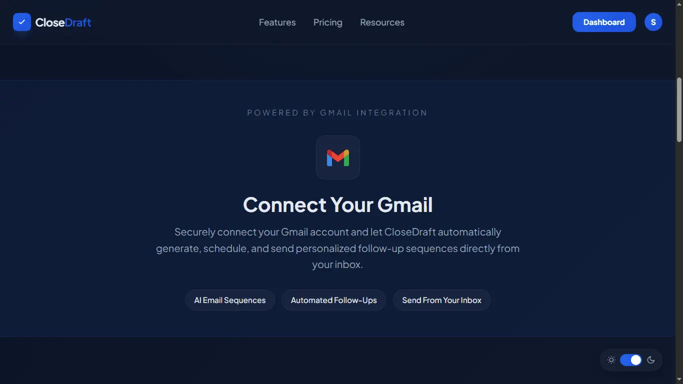 Screenshot 3 of CloseDraft