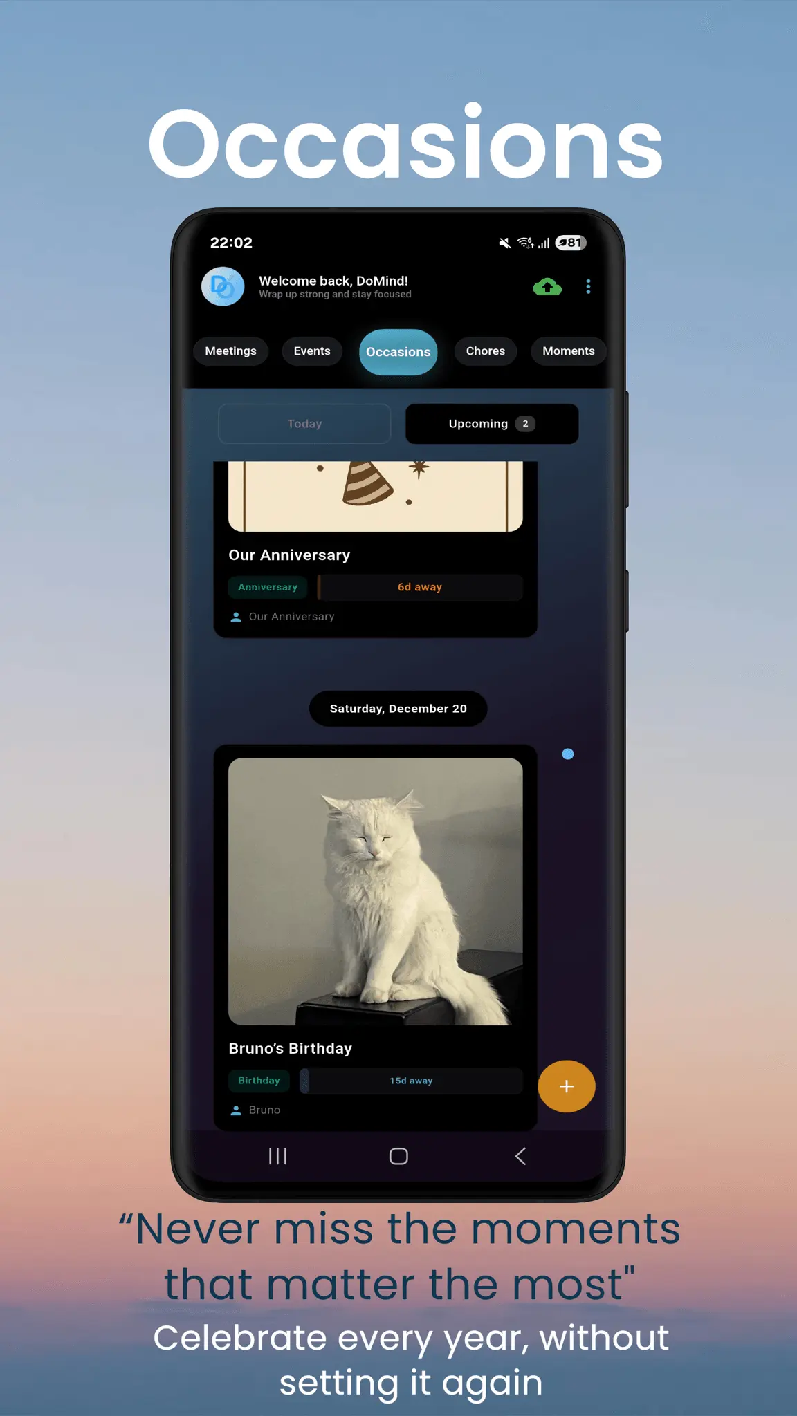 Screenshot 3 of DoMind: Visual Planner & Tasks