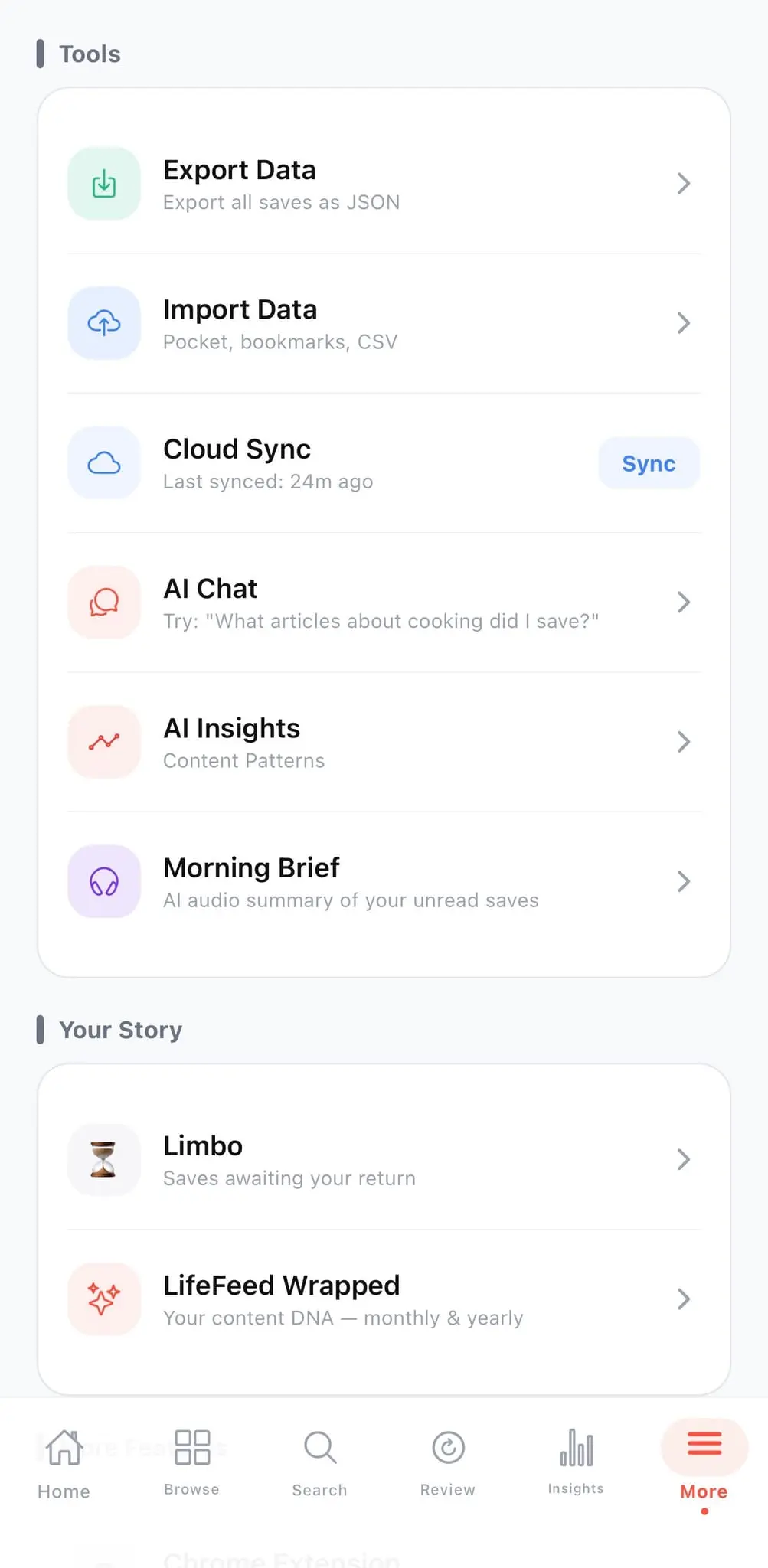 Screenshot 5 of LifeFeedAi