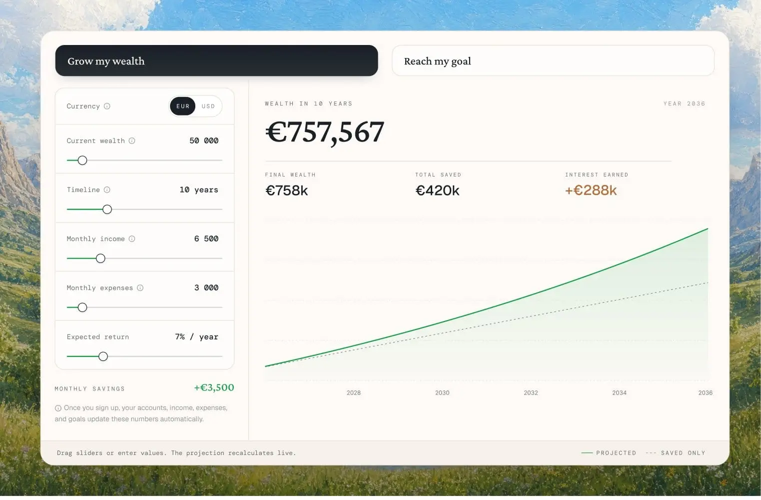 Screenshot 2 of Wealthos