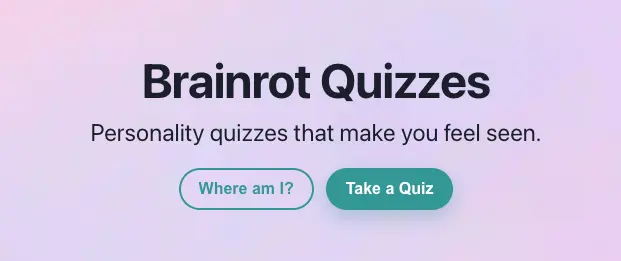 Screenshot 1 of Brainrot Quizzes