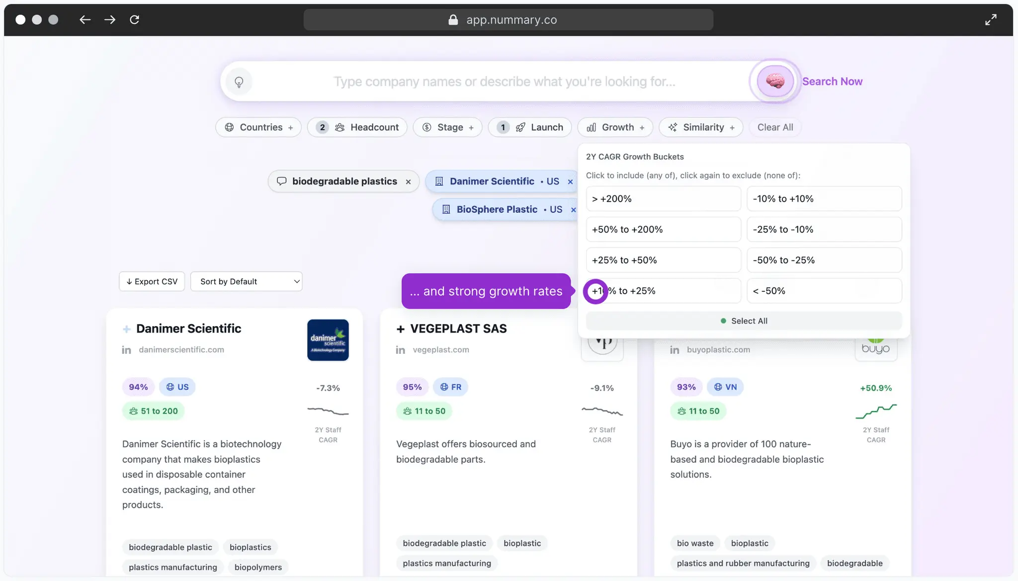 Screenshot 5 of Nummary AI Competitor Search