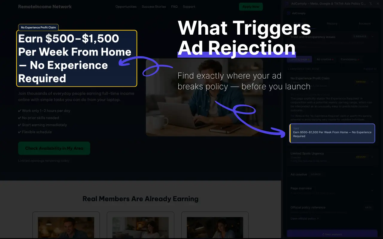Screenshot 1 of AdComply