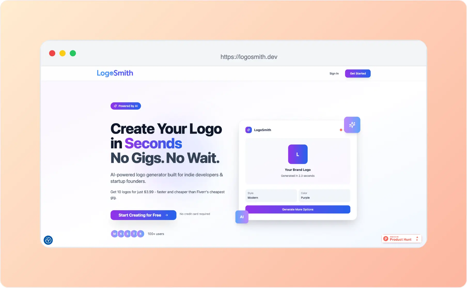 Screenshot 1 of LogoSmith
